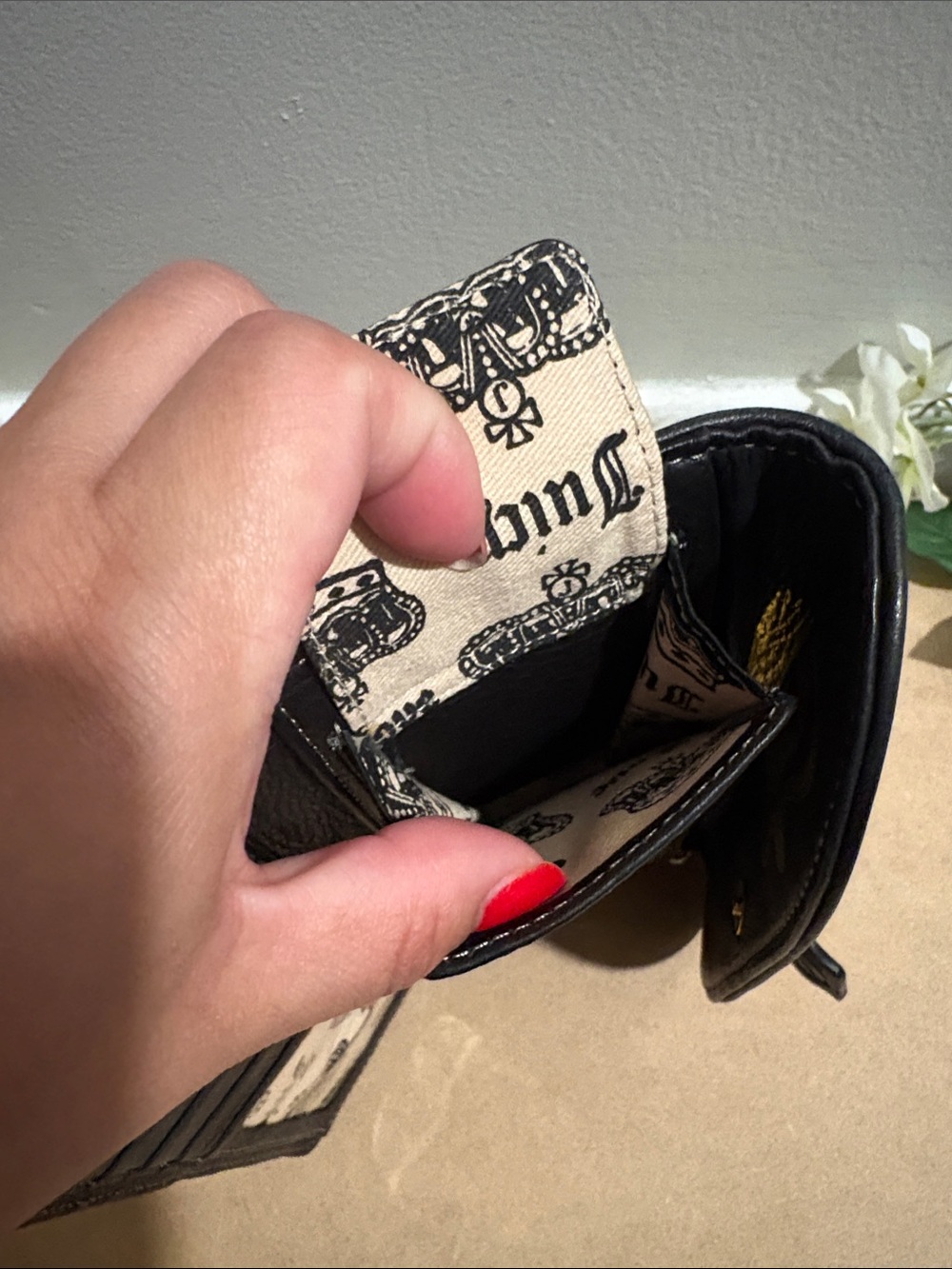 Vintage Y2K P&G Juicy Couture Long Black Wallet - Picture 6 of 12
